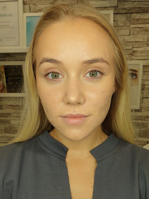 Wimpernverlängerung Beispiel 1